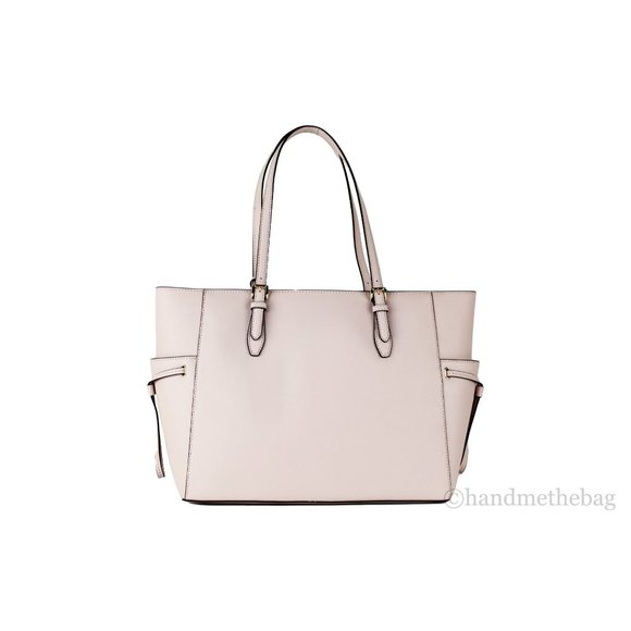 NWT Michael Kors Gilly Large Powder Blush Leather Travel Drawstring Tote Handbag - Picture 7 of 8